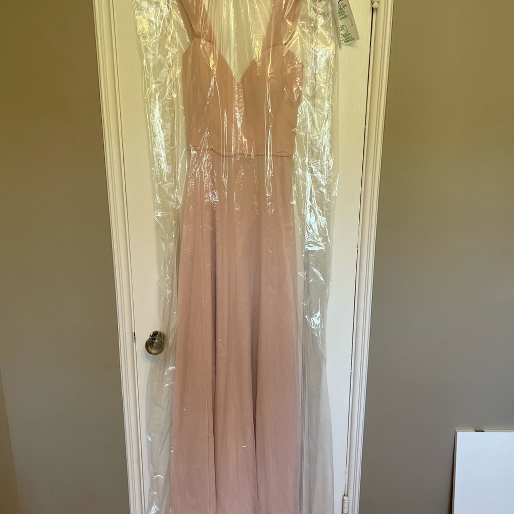 Kennedy Blue bridesmaid dress in Blush.